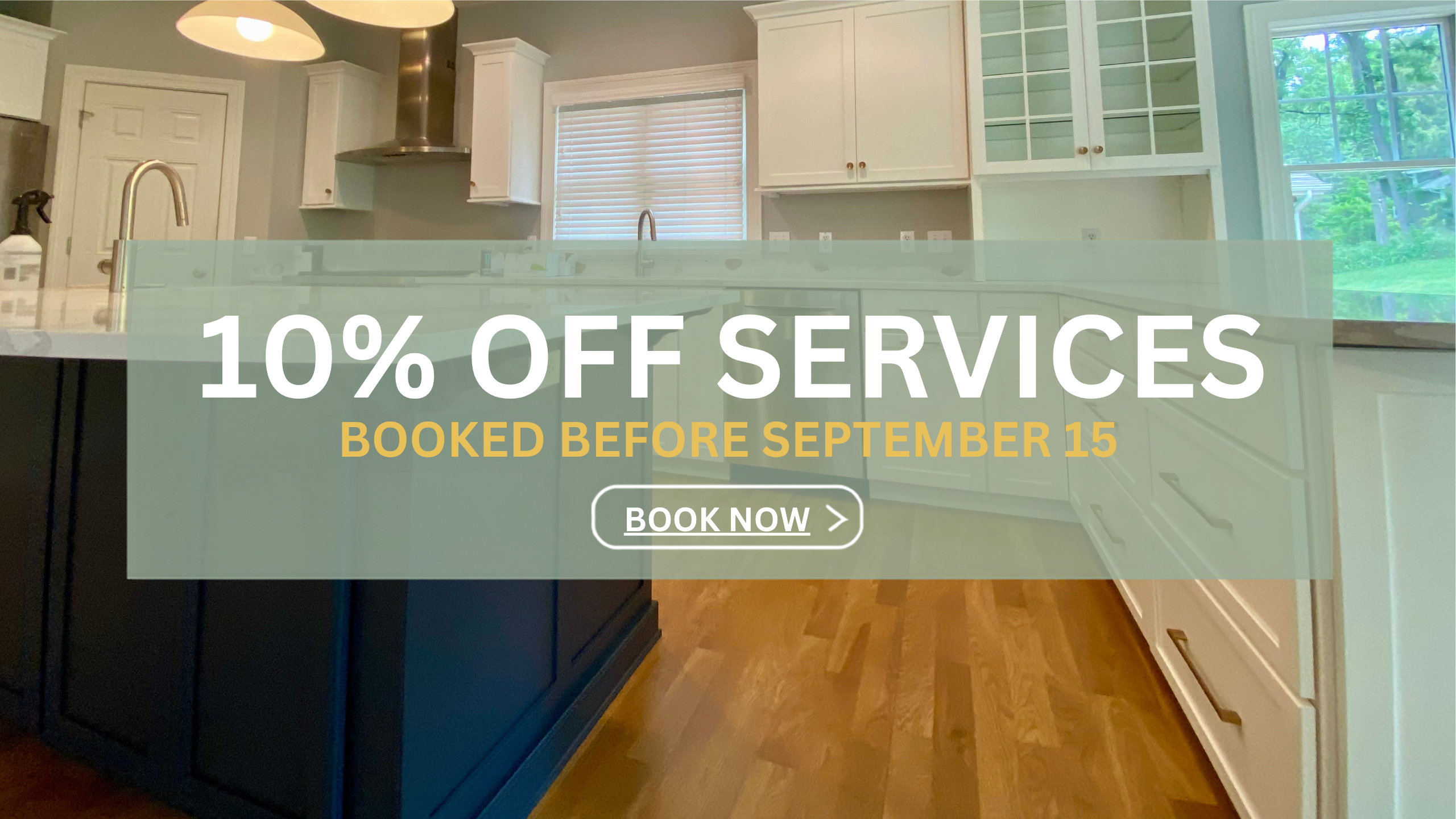 Summer Special: 10% off services scheduled before 9/15/26