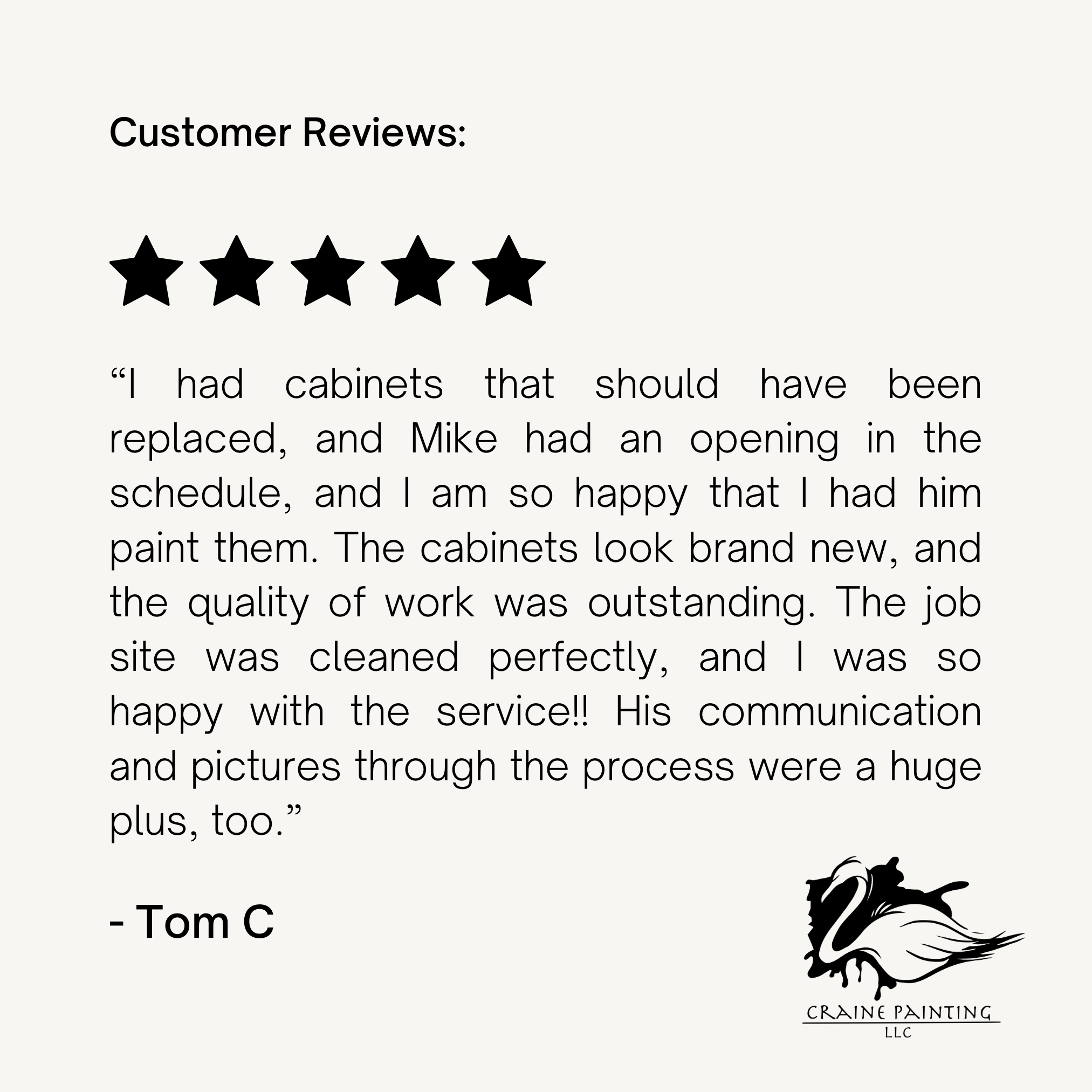 Cream Minimalist Product Customer Review Instagram Post - 1