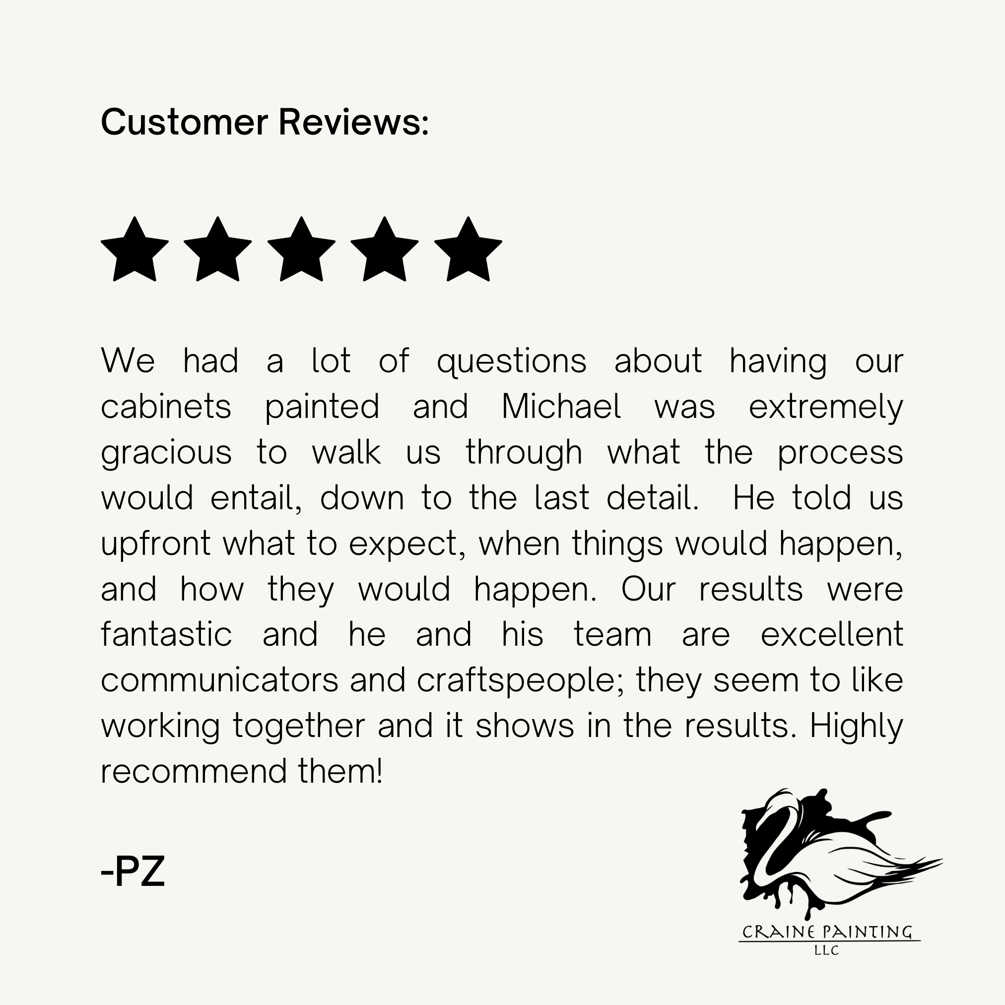 Cream Minimalist Product Customer Review Instagram Post - 5