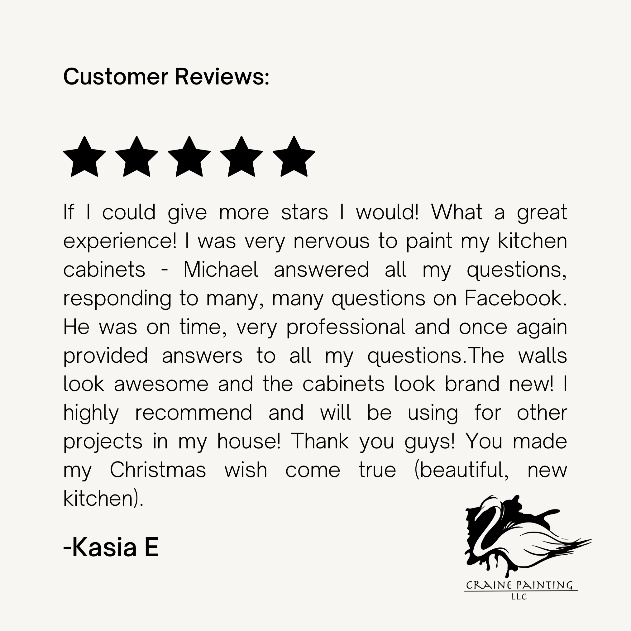 Cream Minimalist Product Customer Review Instagram Post - 6